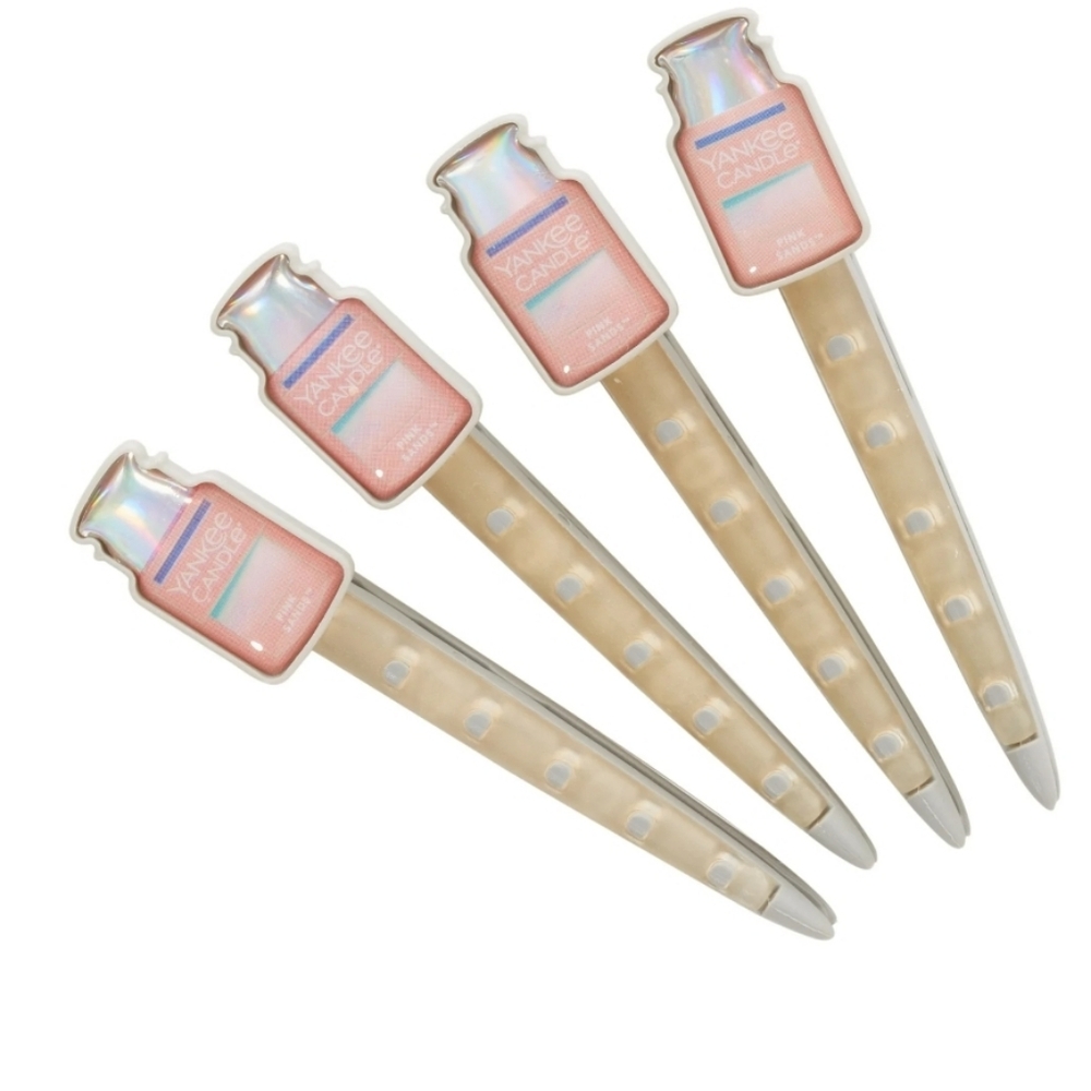 Yankee Candle Pink Car Fragrance Vent Sticks - Set of 4 - Picture 3 of 5